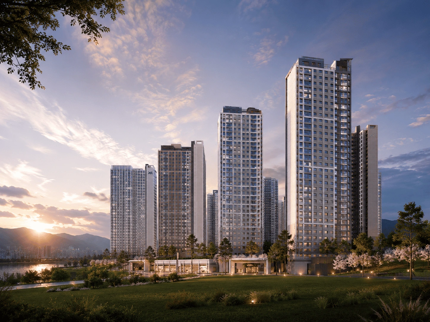 동탄역 디에트르 아파트 전경